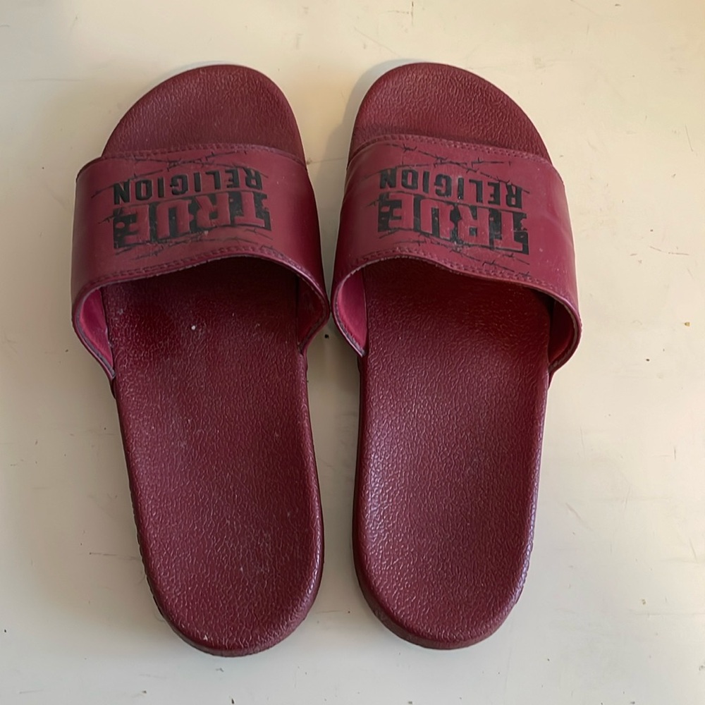True Religion Flip Flops